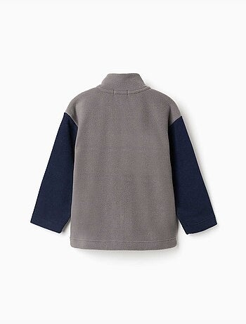 Veste en polaire à col montant