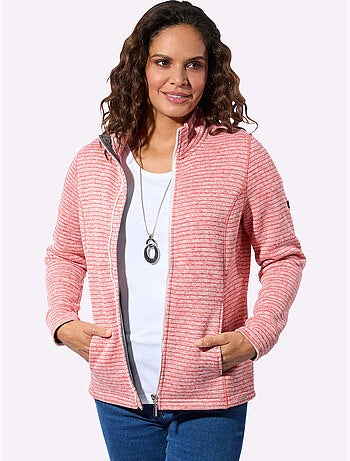 Veste En Polaire Polaire Tricotée à L'intérieur Légèrement Gratté - Taille Standard - Witt