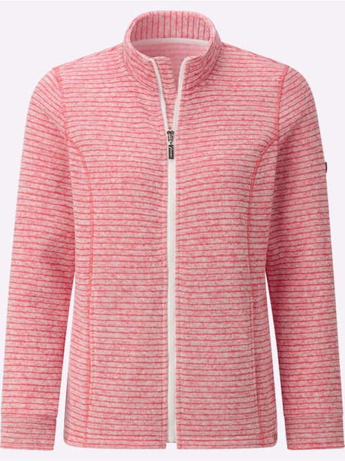 Veste En Polaire Polaire Tricotée à L'intérieur Légèrement Gratté - Taille Standard - Witt - Kiabi