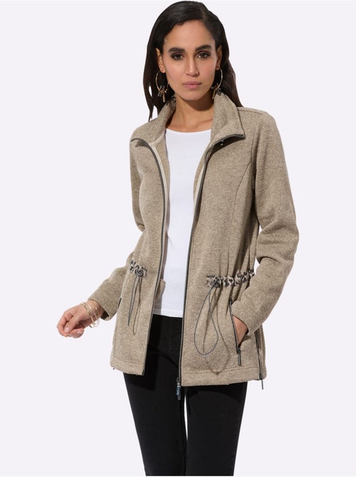 Veste En Polaire Polyester Recyclé - Taille Standard - Helline - Kiabi Veste En Polaire Polyester Recyclé - Taille Standard - Helline - Kiabi