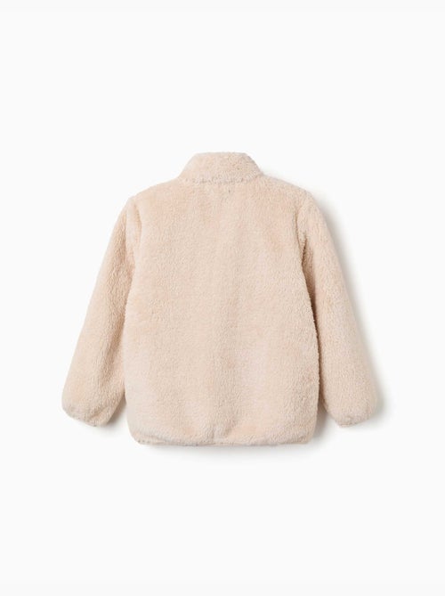 Veste en sherpa avec fermeture éclair - Kiabi Veste en sherpa avec fermeture éclair - Kiabi