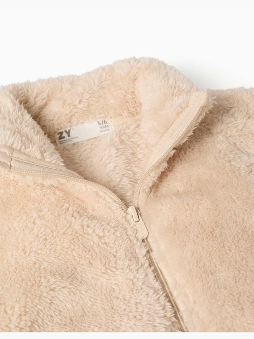 Veste en sherpa avec fermeture éclair - Kiabi Veste en sherpa avec fermeture éclair - Kiabi