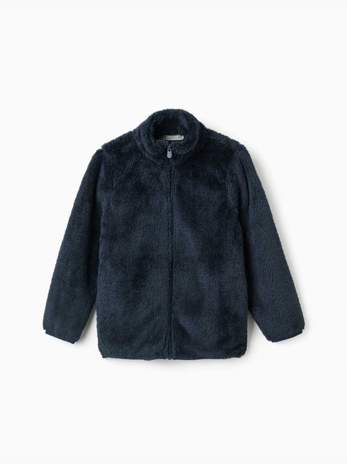 Veste en sherpa avec fermeture éclair - Kiabi Veste en sherpa avec fermeture éclair - Kiabi