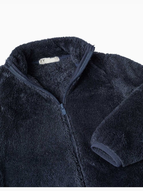 Veste en sherpa avec fermeture éclair - Kiabi Veste en sherpa avec fermeture éclair - Kiabi