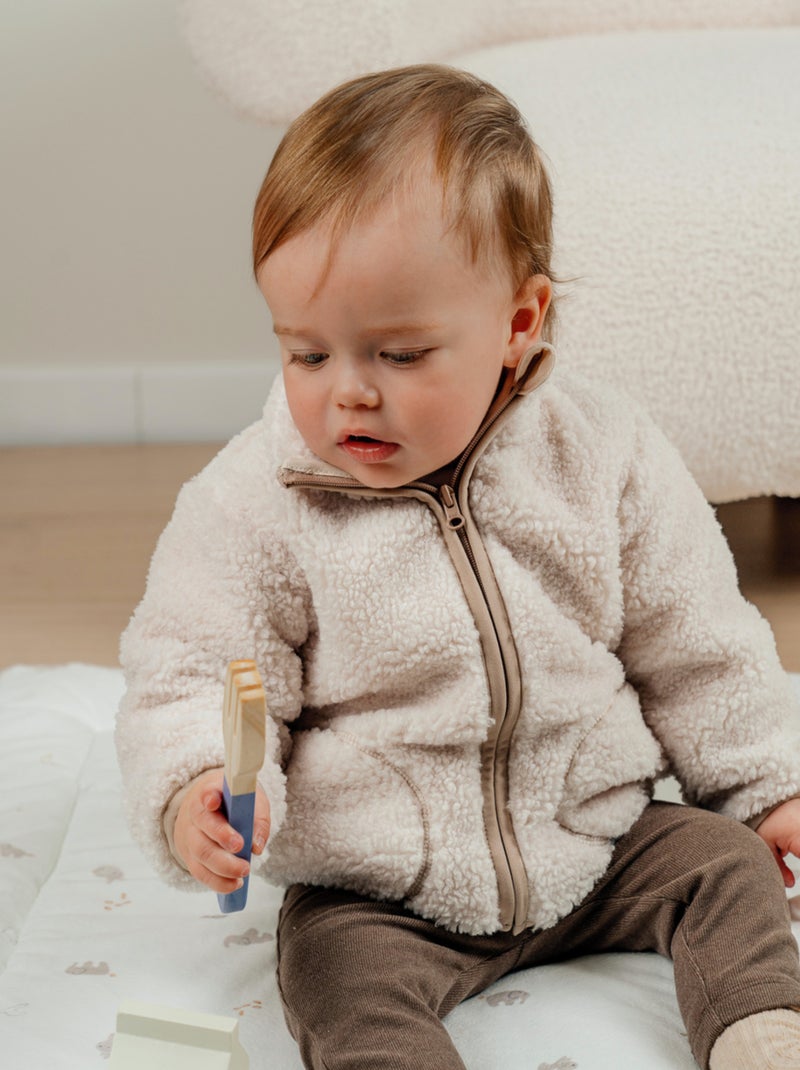 Veste en sherpa Noukie's Ecru - Kiabi