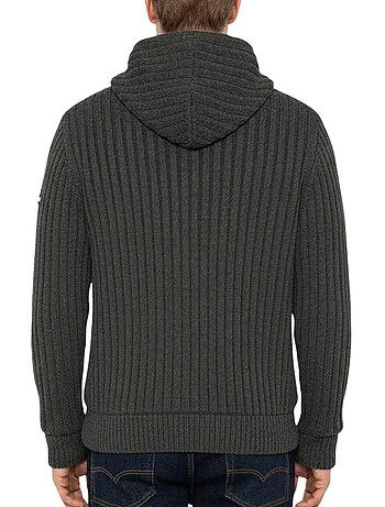 Veste en Sherpa Zippé Homme Schott