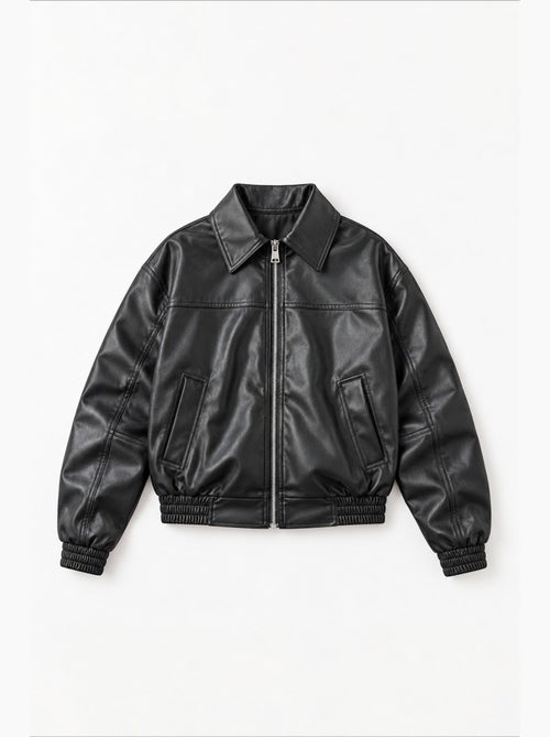 Veste en similicuir hiccup - Kiabi Veste en similicuir hiccup - Kiabi