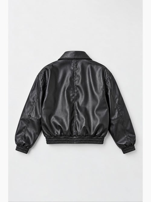 Veste en similicuir hiccup - Kiabi Veste en similicuir hiccup - Kiabi