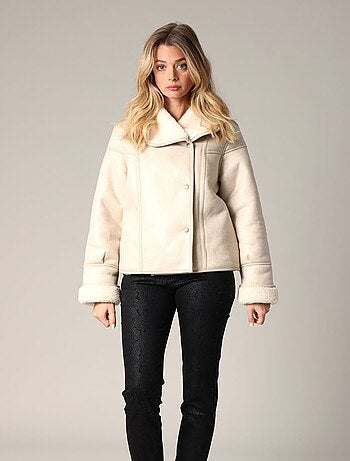 Veste en suédine intérieur doux et confortable 'Deeluxe'