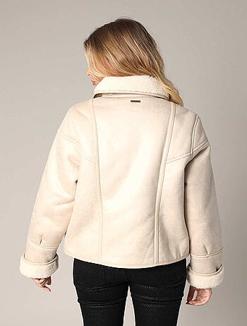 Veste en suédine intérieur doux et confortable 'Deeluxe'