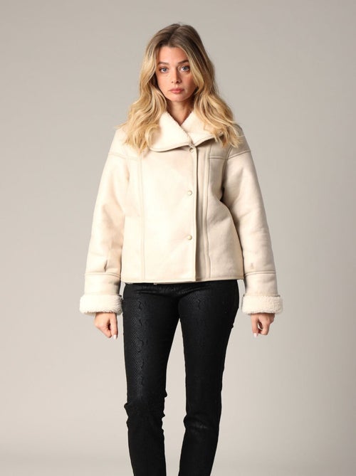 Veste en suédine intérieur doux et confortable 'Deeluxe' - Kiabi