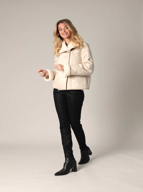 Veste en suédine intérieur doux et confortable 'Deeluxe' - Kiabi