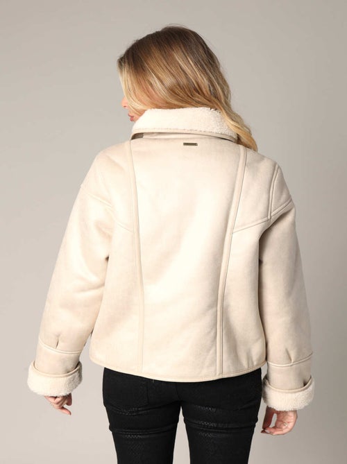 Veste en suédine intérieur doux et confortable 'Deeluxe' - Kiabi