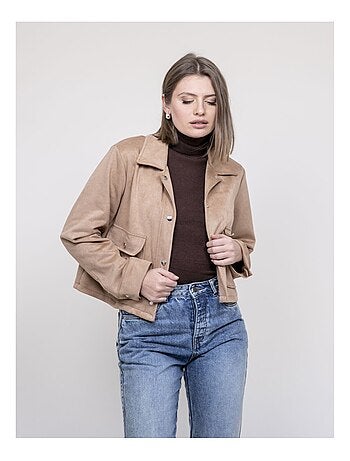 Veste en suedine UPERLA