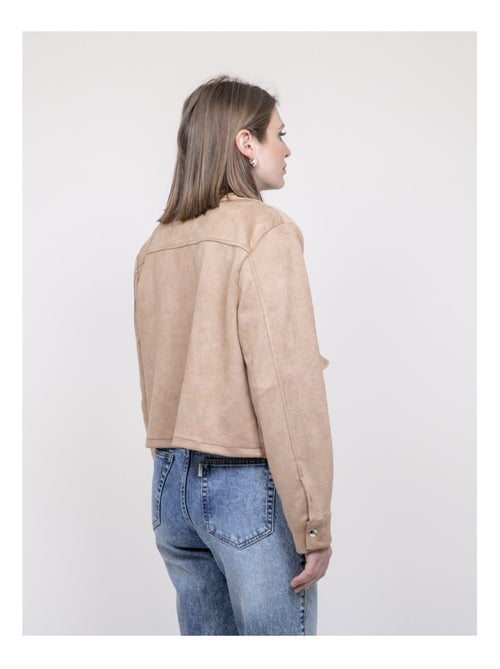 Veste en suedine UPERLA - Kiabi