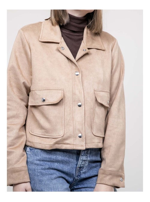 Veste en suedine UPERLA - Kiabi