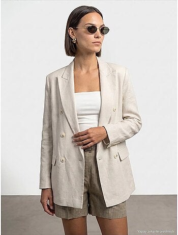 Veste en tencel, coton et lin dilvin