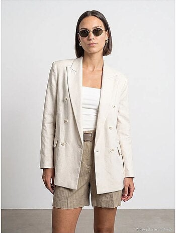 Veste en tencel, coton et lin dilvin