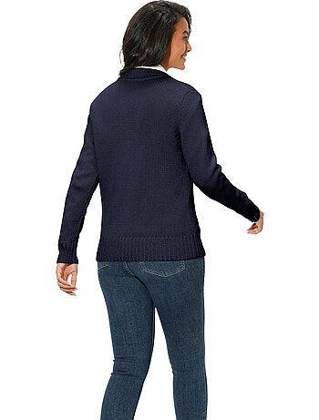 Veste En Tricot Avec Coton - Taille Standard - Witt