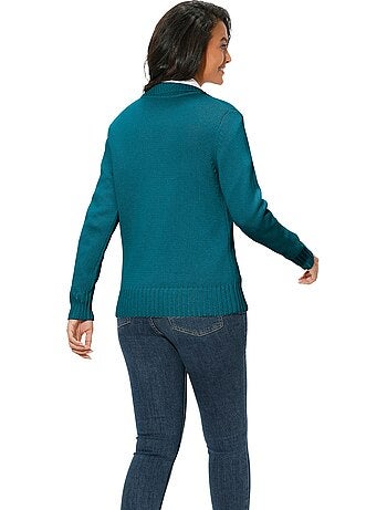 Veste En Tricot Avec Coton - Taille Standard - Witt