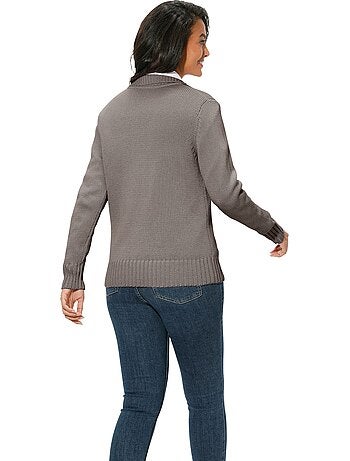 Veste En Tricot Avec Coton - Taille Standard - Witt