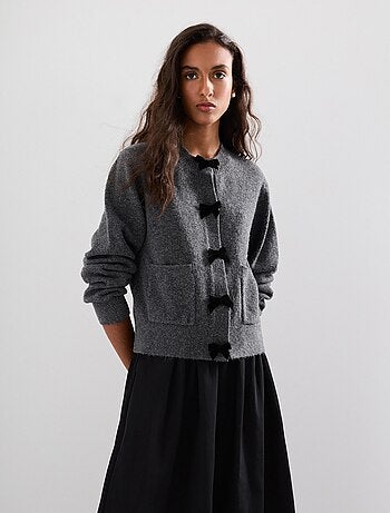 Veste en tricot avec nœuds, MO Fashion