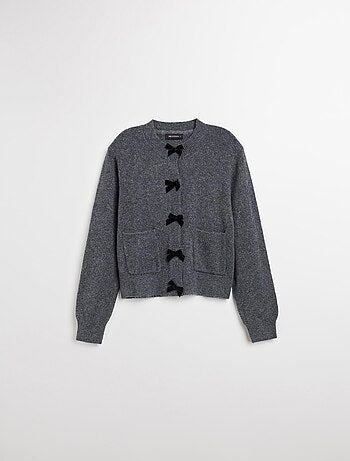 Veste en tricot avec nœuds, MO Fashion