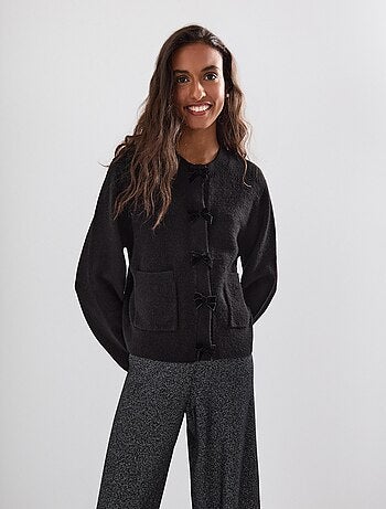 Veste en tricot avec nœuds, MO Fashion