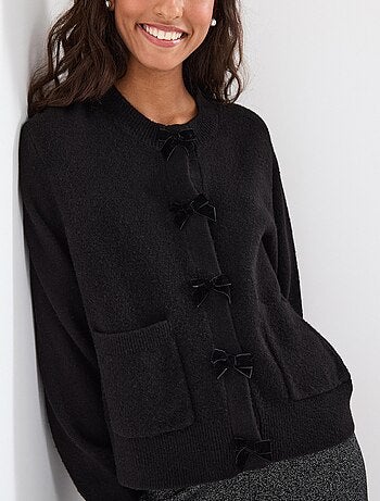 Veste en tricot avec nœuds, MO Fashion