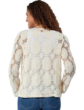 Veste En Tricot Pur Coton - Taille Standard - Witt