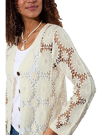 Veste En Tricot Pur Coton - Taille Standard - Witt