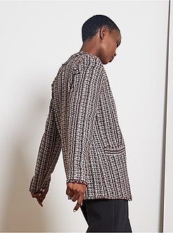 Veste en tweed - Kiabi