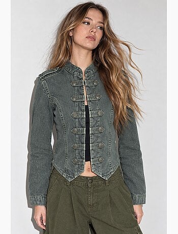 Veste en twill boutonnée hiccup