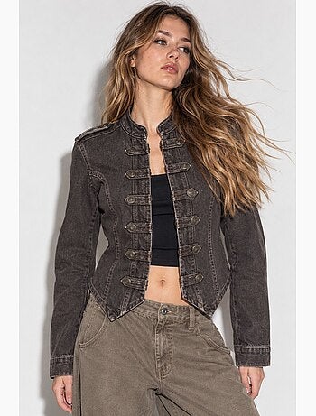 Veste en twill boutonnée hiccup