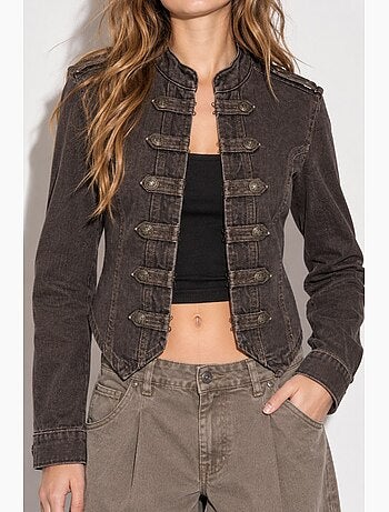 Veste en twill boutonnée hiccup