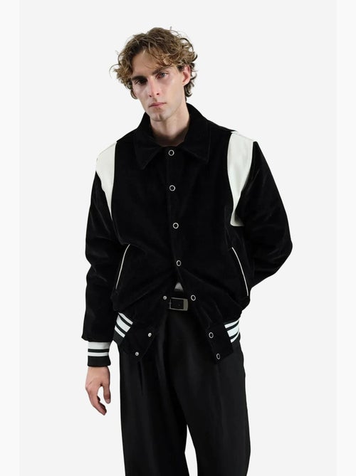 Veste en velours color block giesto - Kiabi Veste en velours color block giesto - Kiabi