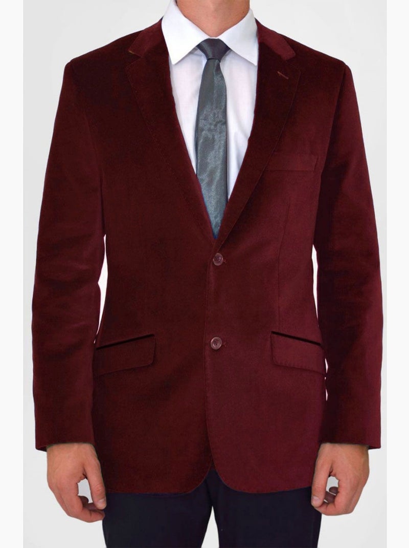 Veste en velours Kebello Rouge - Kiabi