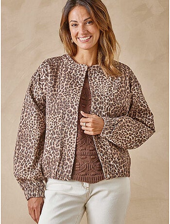 Veste encolure ronde en twill - DAXON
