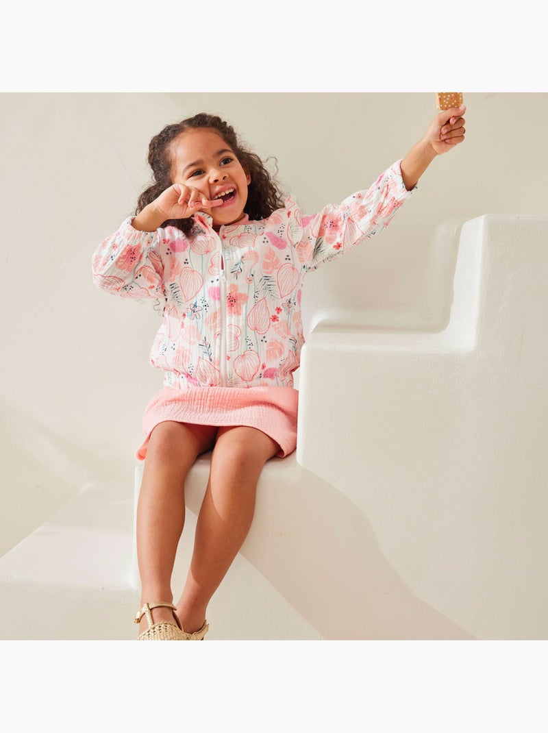 Veste enfant Caraïbes Rose - Kiabi