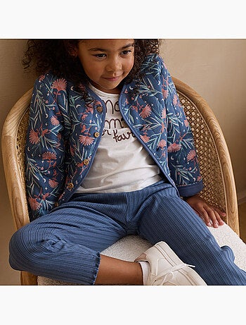 Veste enfant en coton matelassé Dina