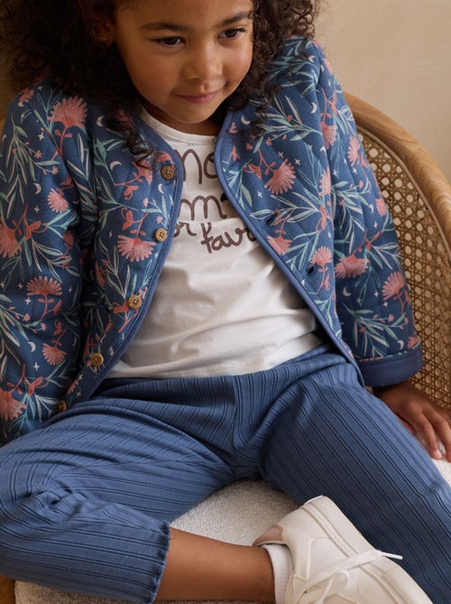 Veste enfant en coton matelassé Dina - Kiabi