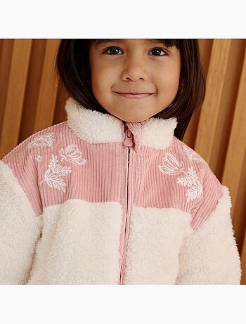 Veste enfant en sherpa cléo