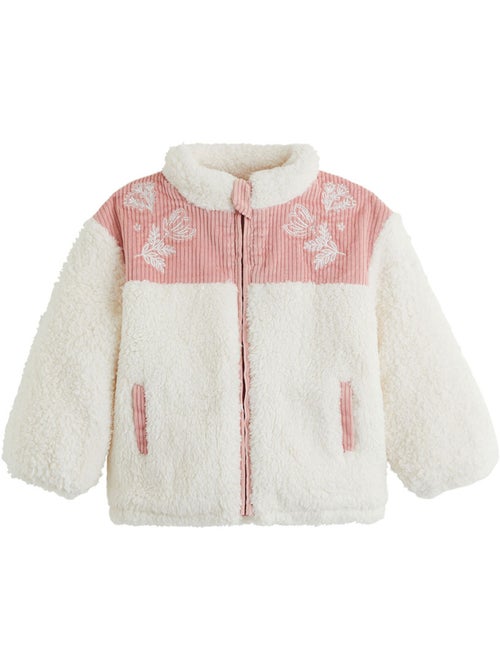 Veste enfant en sherpa cléo - Kiabi