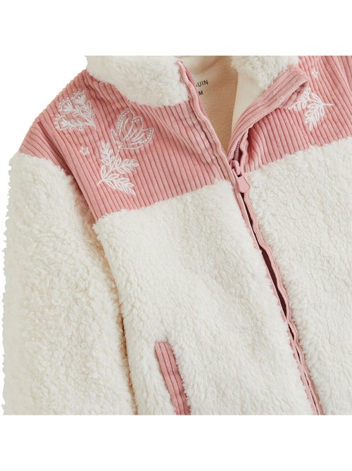 Veste enfant en sherpa cléo - Kiabi