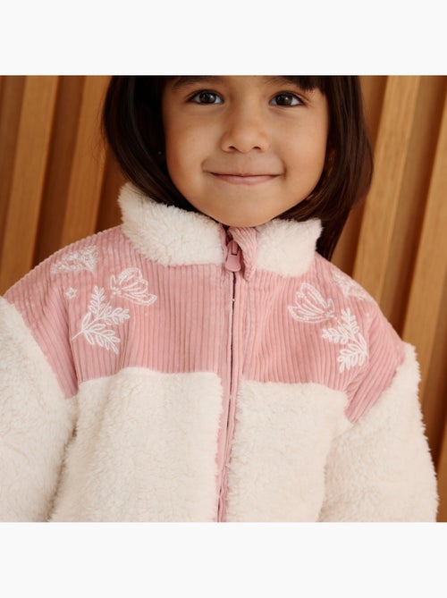 Veste enfant en sherpa cléo - Kiabi