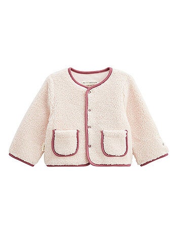 Veste enfant en sherpa Matcha
