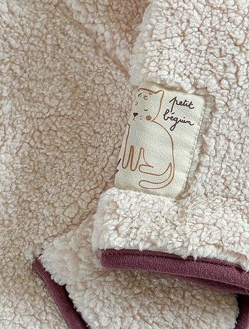 Veste enfant en sherpa Matcha