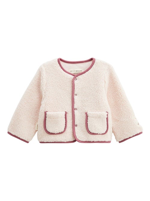 Veste enfant en sherpa Matcha - Kiabi