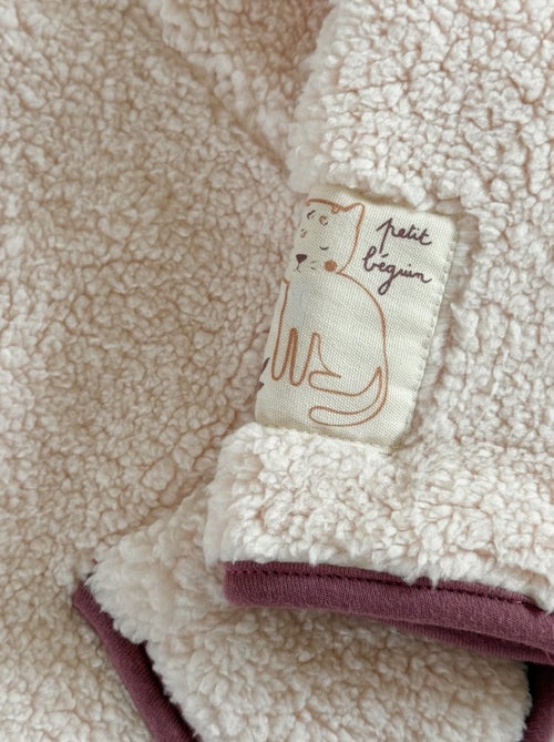 Veste enfant en sherpa Matcha - Kiabi