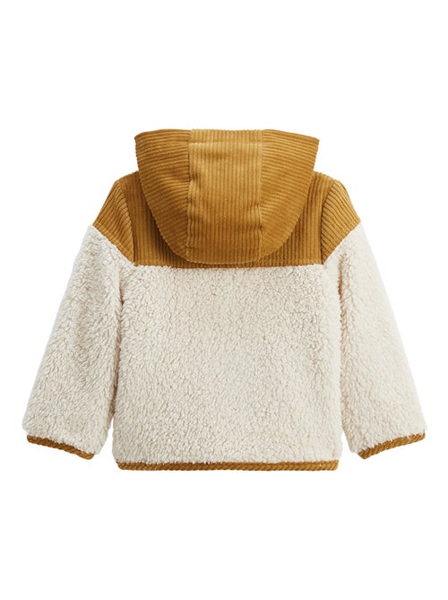 Veste enfant intérieur polaire avec capuche Charly - Kiabi